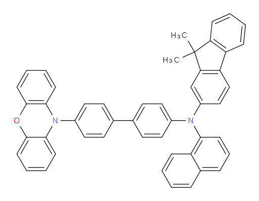 N-(4'-(10H-phenoxazin-10-yl)-[1,1'-biphenyl]-4-yl)-9,9-dimethyl-N-(naphthalen-1-yl)-9H-fluoren-2-amine