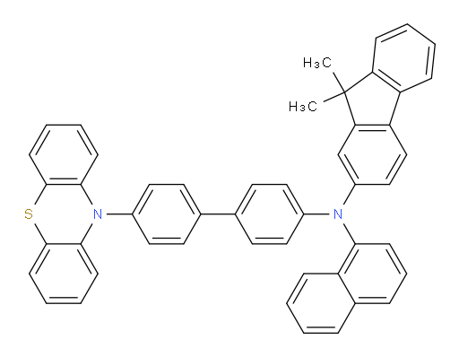 N-(4'-(10H-phenothiazin-10-yl)-[1,1'-biphenyl]-4-yl)-9,9-dimethyl-N-(naphthalen-1-yl)-9H-fluoren-2-amine