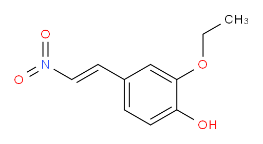 (E)-2-ethoxy-4-(2-nitrovinyl)phenol