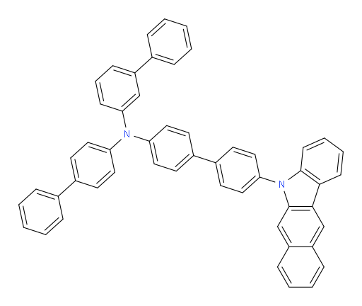 N-(4'-(5H-benzo[b]carbazol-5-yl)-[1,1'-biphenyl]-4-yl)-N-([1,1'-biphenyl]-4-yl)-[1,1'-biphenyl]-3-amine