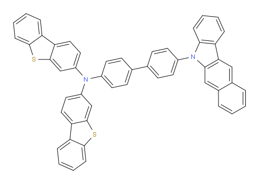 N-(4'-(5H-benzo[b]carbazol-5-yl)-[1,1'-biphenyl]-4-yl)-N-(dibenzo[b,d]thiophen-3-yl)dibenzo[b,d]thiophen-3-amine