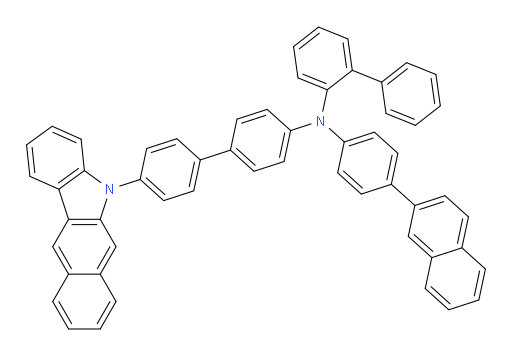 N-(4'-(5H-benzo[b]carbazol-5-yl)-[1,1'-biphenyl]-4-yl)-N-(4-(naphthalen-2-yl)phenyl)-[1,1'-biphenyl]-2-amine