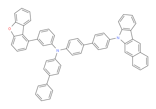 N-([1,1'-biphenyl]-4-yl)-4'-(5H-benzo[b]carbazol-5-yl)-N-(3-(dibenzo[b,d]furan-1-yl)phenyl)-[1,1'-biphenyl]-4-amine