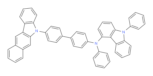 N-(4'-(5H-benzo[b]carbazol-5-yl)-[1,1'-biphenyl]-4-yl)-N,9-diphenyl-9H-carbazol-4-amine