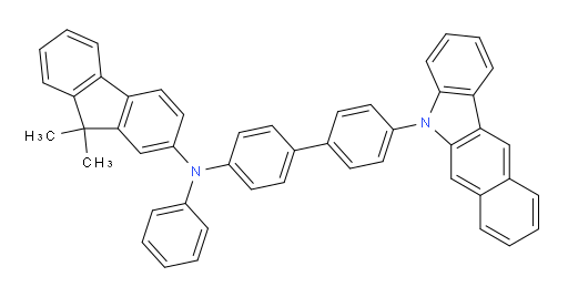 N-(4'-(5H-benzo[b]carbazol-5-yl)-[1,1'-biphenyl]-4-yl)-9,9-dimethyl-N-phenyl-9H-fluoren-2-amine