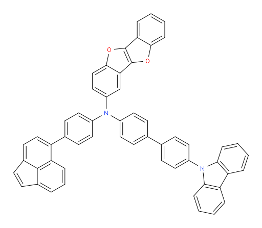 N-(4'-(9H-carbazol-9-yl)-[1,1'-biphenyl]-4-yl)-N-(4-(acenaphthylen-5-yl)phenyl)benzofuro[3,2-b]benzofuran-3-amine