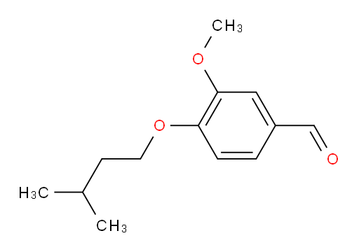 3-methoxy-4-(3-methylbutoxy)benzaldehyde