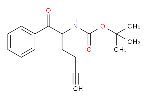 tert-butyl (1-oxo-1-phenylhex-5-yn-2-yl)carbamate
