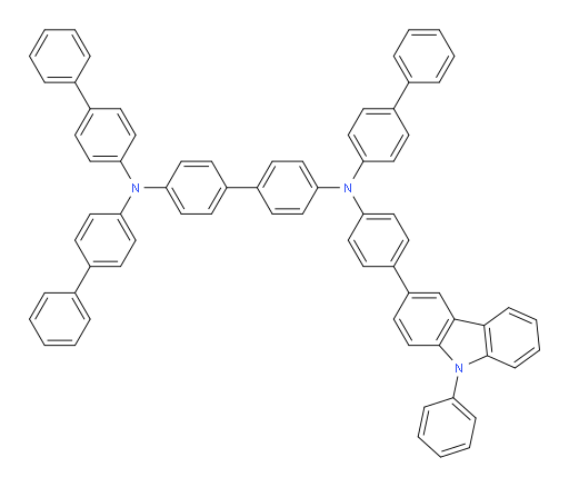 N4,N4,N4'-tri([1,1'-biphenyl]-4-yl)-N4'-(4-(9-phenyl-9H-carbazol-3-yl)phenyl)-[1,1'-biphenyl]-4,4'-diamine