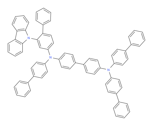 N4-(2-(9H-carbazol-9-yl)-[1,1'-biphenyl]-4-yl)-N4,N4',N4'-tri([1,1'-biphenyl]-4-yl)-[1,1'-biphenyl]-4,4'-diamine