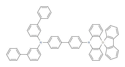 N-(4'-(5'H-spiro[dibenzo[b,d]silole-5,10'-dibenzo[b,e][1,4]azasilin]-5'-yl)-[1,1'-biphenyl]-4-yl)-N-([1,1'-biphenyl]-3-yl)-[1,1'-biphenyl]-3-amine