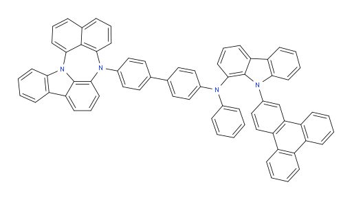 N-(4'-(4H-naphtho[1',8':5,6,7][1,4]diazepino[3,2,1-jk]carbazol-4-yl)-[1,1'-biphenyl]-4-yl)-N-phenyl-9-(triphenylen-2-yl)-9H-carbazol-1-amine