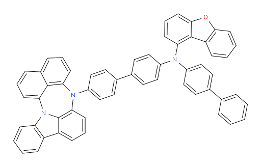 N-(4'-(4H-naphtho[1',8':5,6,7][1,4]diazepino[3,2,1-jk]carbazol-4-yl)-[1,1'-biphenyl]-4-yl)-N-([1,1'-biphenyl]-4-yl)dibenzo[b,d]furan-1-amine