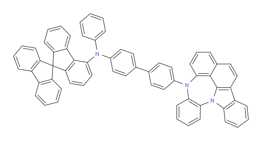 N-(4'-(4H-4,8b-diazaindeno[1,2,3-gh]pleiaden-4-yl)-[1,1'-biphenyl]-4-yl)-N-phenyl-9,9'-spirobi[fluoren]-4-amine