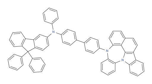 N-(4'-(4H-4,8b-diazaindeno[1,2,3-gh]pleiaden-4-yl)-[1,1'-biphenyl]-4-yl)-N,9,9-triphenyl-9H-fluoren-3-amine
