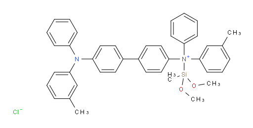 1,1-dimethoxy-1-methyl-N-phenyl-N-(4'-(phenyl(m-tolyl)amino)-[1,1'-biphenyl]-4-yl)-N-(m-tolyl)silanaminium chloride