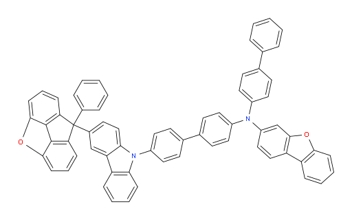 N-([1,1'-biphenyl]-4-yl)-N-(4'-(3-(8-phenyl-8H-fluoreno[4,5-bcd]furan-8-yl)-9H-carbazol-9-yl)-[1,1'-biphenyl]-4-yl)dibenzo[b,d]furan-3-amine