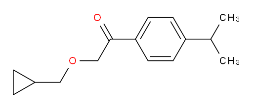 2-(cyclopropylmethoxy)-1-(4-isopropylphenyl)ethanone