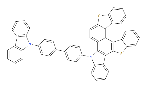 5-(4'-(9H-carbazol-9-yl)-[1,1'-biphenyl]-4-yl)-5H-benzo[4',5']thieno[3',2':3,4]benzo[1,2-a]benzo[4,5]thieno[3,2-c]carbazole