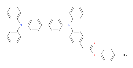 p-tolyl 2-(4-((4'-(diphenylamino)-[1,1'-biphenyl]-4-yl)(phenyl)amino)phenyl)acetate