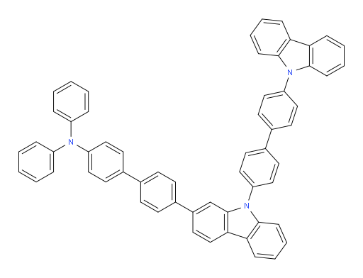 4'-(9-(4'-(9H-carbazol-9-yl)-[1,1'-biphenyl]-4-yl)-9H-carbazol-2-yl)-N,N-diphenyl-[1,1'-biphenyl]-4-amine