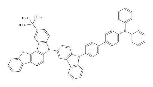 4'-(3-(2-(tert-butyl)-5H-benzo[4,5]thieno[3,2-c]carbazol-5-yl)-9H-carbazol-9-yl)-N,N-diphenyl-[1,1'-biphenyl]-4-amine