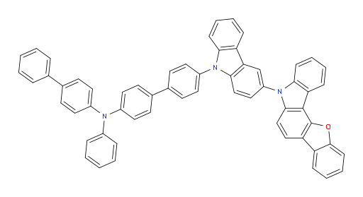 4'-(3-(5H-benzofuro[3,2-c]carbazol-5-yl)-9H-carbazol-9-yl)-N-([1,1'-biphenyl]-4-yl)-N-phenyl-[1,1'-biphenyl]-4-amine