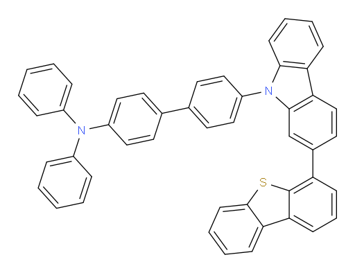 4'-(2-(dibenzo[b,d]thiophen-4-yl)-9H-carbazol-9-yl)-N,N-diphenyl-[1,1'-biphenyl]-4-amine
