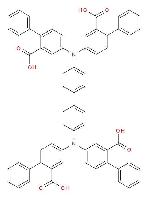 4',4''',4''''',4'''''''-([1,1'-biphenyl]-4,4'-diylbis(azanetriyl))tetrakis(([1,1'-biphenyl]-2-carboxylic acid))