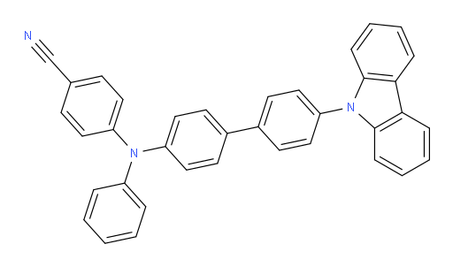 4-((4'-(9H-carbazol-9-yl)-[1,1'-biphenyl]-4-yl)(phenyl)amino)benzonitrile