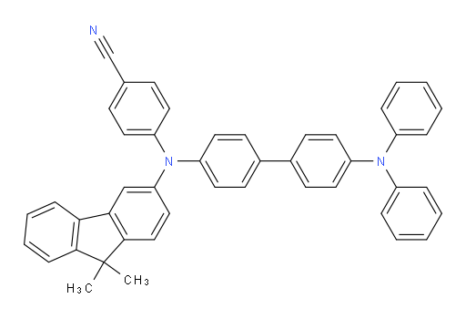 4-((9,9-dimethyl-9H-fluoren-3-yl)(4'-(diphenylamino)-[1,1'-biphenyl]-4-yl)amino)benzonitrile