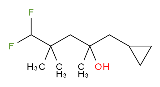 1-cyclopropyl-5,5-difluoro-2,4,4-trimethylpentan-2-ol