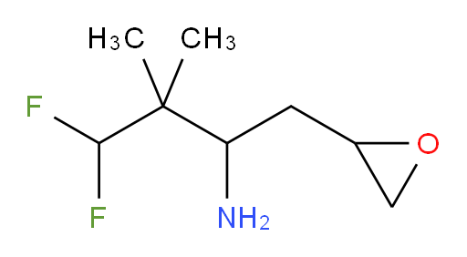 4,4-difluoro-3,3-dimethyl-1-(oxiran-2-yl)butan-2-amine