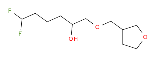 6,6-difluoro-1-((tetrahydrofuran-3-yl)methoxy)hexan-2-ol