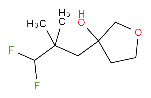 3-(3,3-difluoro-2,2-dimethylpropyl)tetrahydrofuran-3-ol
