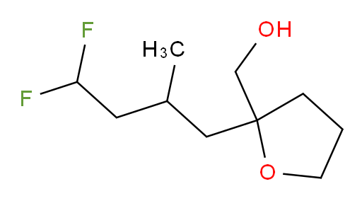(2-(4,4-difluoro-2-methylbutyl)tetrahydrofuran-2-yl)methanol