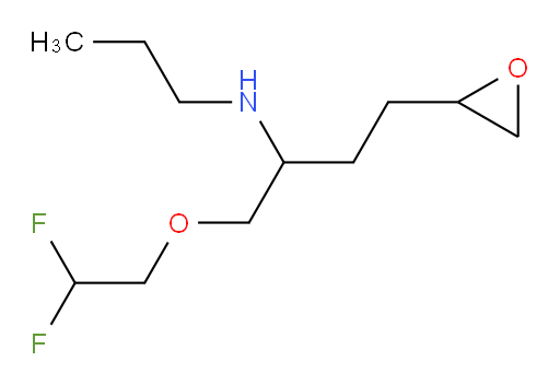 1-(2,2-difluoroethoxy)-4-(oxiran-2-yl)-N-propylbutan-2-amine
