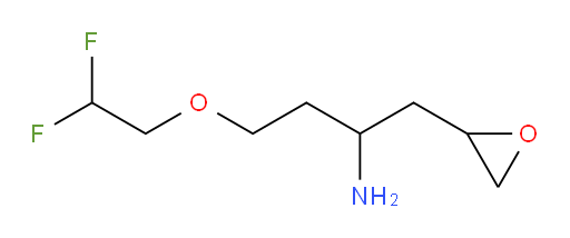 4-(2,2-difluoroethoxy)-1-(oxiran-2-yl)butan-2-amine