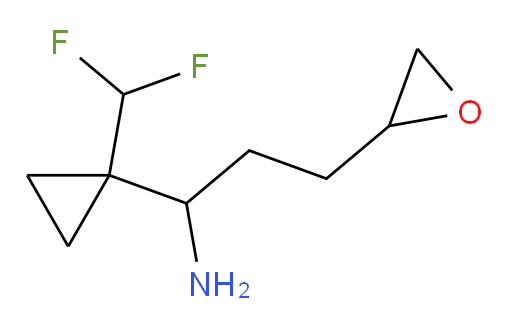 1-(1-(difluoromethyl)cyclopropyl)-3-(oxiran-2-yl)propan-1-amine