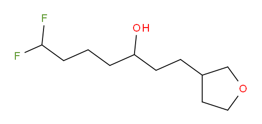 7,7-difluoro-1-(tetrahydrofuran-3-yl)heptan-3-ol