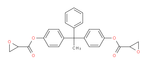 (1-phenylethane-1,1-diyl)bis(4,1-phenylene) bis(oxirane-2-carboxylate)