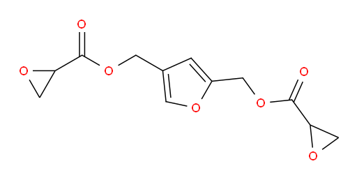 furan-2,4-diylbis(methylene) bis(oxirane-2-carboxylate)