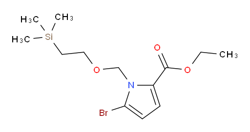ethyl 5-bromo-1-((2-(trimethylsilyl)ethoxy)methyl)-1H-pyrrole-2-carboxylate