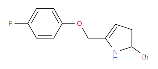 2-bromo-5-((4-fluorophenoxy)methyl)-1H-pyrrole