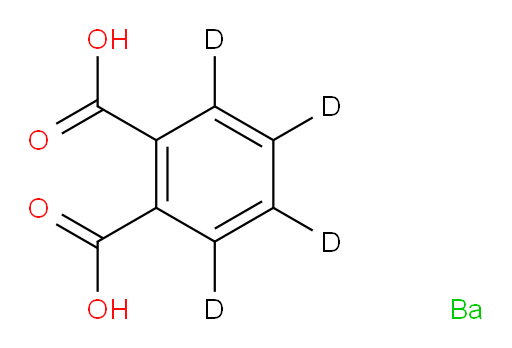 1,2-Benzene-3,4,5,6-d4-dicarboxylic acid, barium salt (1:1) (9CI)