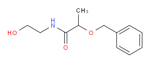 2-(benzyloxy)-N-(2-hydroxyethyl)propanamide