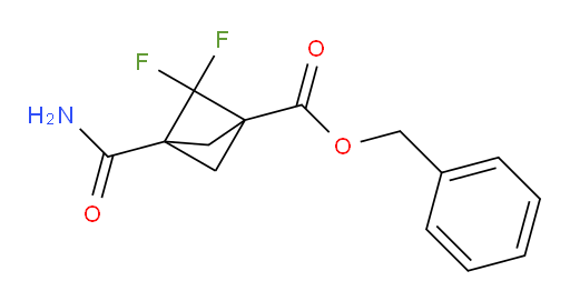 Phenylmethyl 3-(aminocarbonyl)-2,2-difluorobicyclo[1.1.1]pentane-1-carboxylate