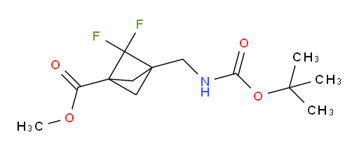 3-[[-N-BOC-Amino]methyl]-2,2-difluoro-bicyclo[1.1.1]pentane-1-carboxylic acid methyl ester