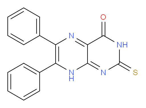 2,3-Dihydro-6,7-diphenyl-2-thioxo-4(1H)-pteridinone (ACI)