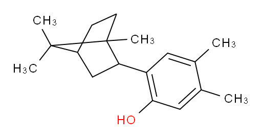 4,5-Dimethyl-2-(1,7,7-trimethylbicyclo[2.2.1]hept-2-yl)phenol (ACI)